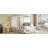 Upholstery Canopy Platform Bed With Trundle And Three Storage Drawers-929975407