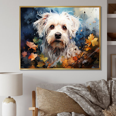 «Popart Maltese Magic» sur impression sur toile