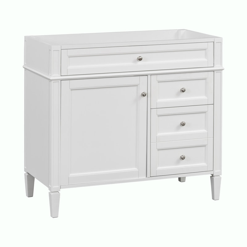 Meuble-lavabo 36 po sans lavabo supérieur, Blanc