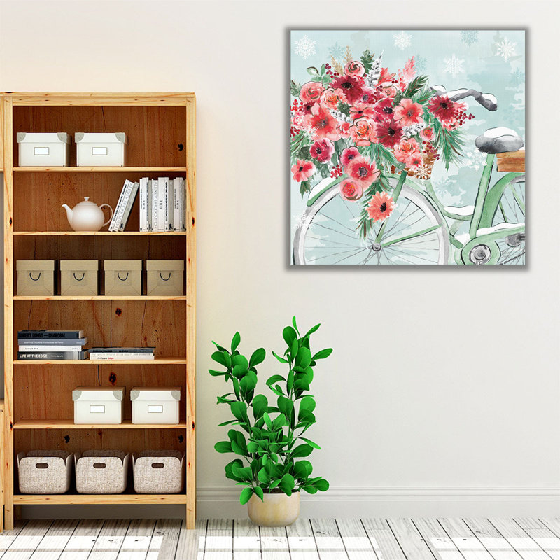 Holiday Ride VI - reproduction d'art sur toile, H 12 po x l 12 po