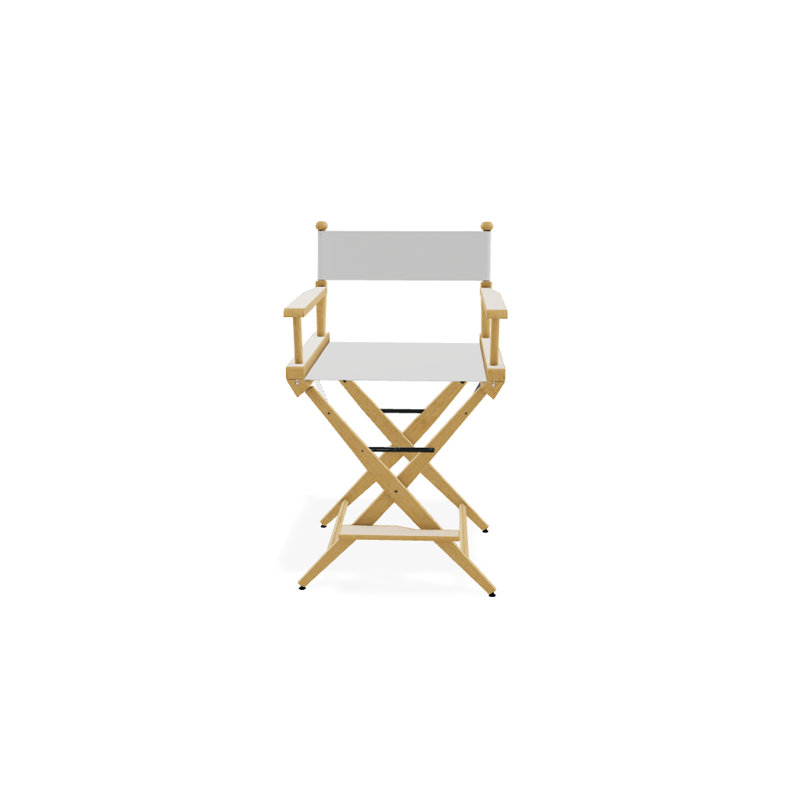 Folding Reclining Director Chair, Varnish, Forest Green