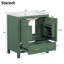 Ensemble de meuble-lavabo double 60 po (séparé) 60 "-1103459826