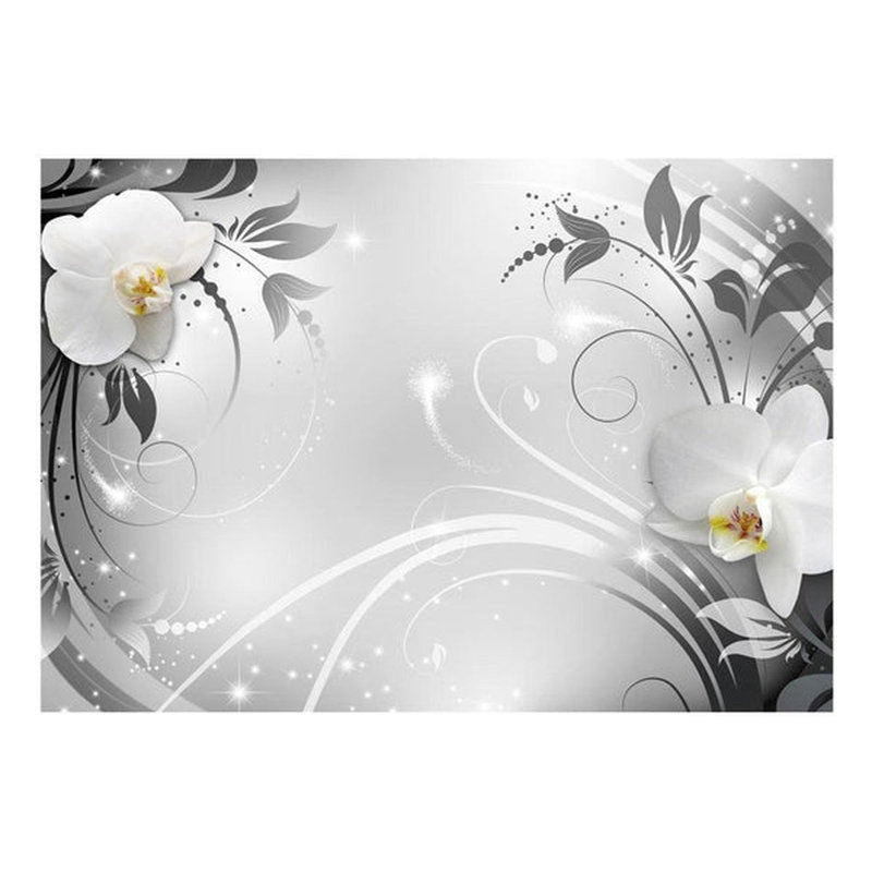 Floral Wall Mural, 110" L x 157" W
