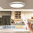 Dimmable LED Flush Mount Ceiling Light Fixture With Remote Control, 12Inch 24W 3000K-6500K Light Color Adjustable, Modern Ultra-Thin Ceiling Lamp For Bedroom Kitchen, Wired