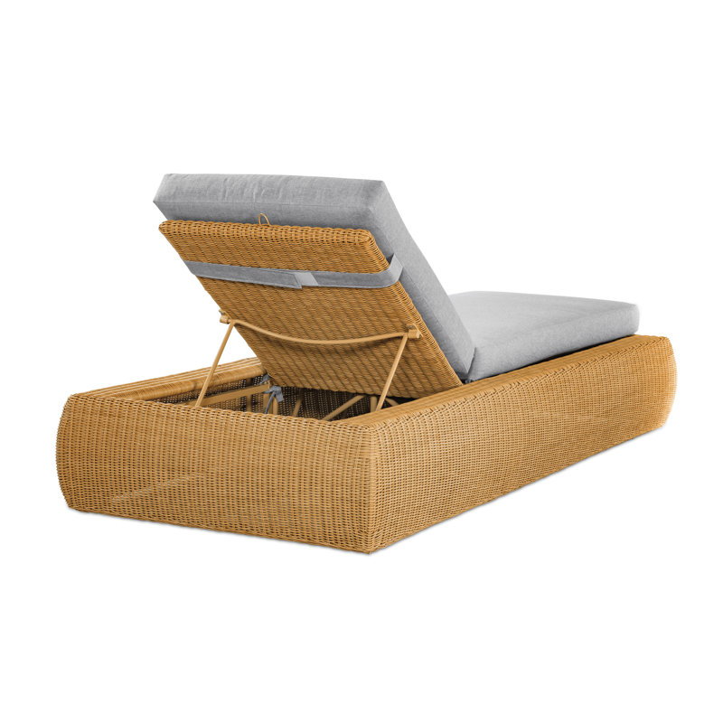 Wade Outdoor Chaise Lounge