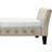 Upholstered Button Tufted Fine Polyester with Wooden Legs Twin Size Daybed Sleeper Couch , Beige