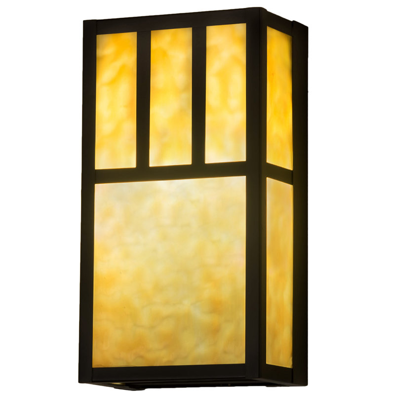 Hyde Park Solid Brass Flush Mounted Sconce