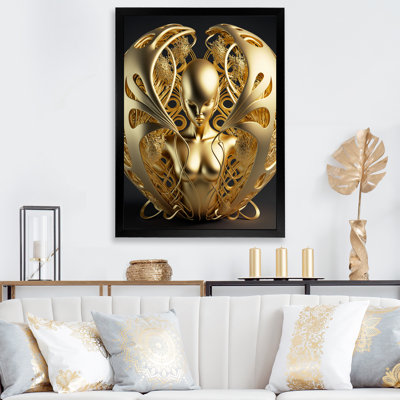 «Golden Queen of Consciousness III», reproduction sur toile