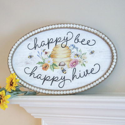 Décoration murale Happy Hive