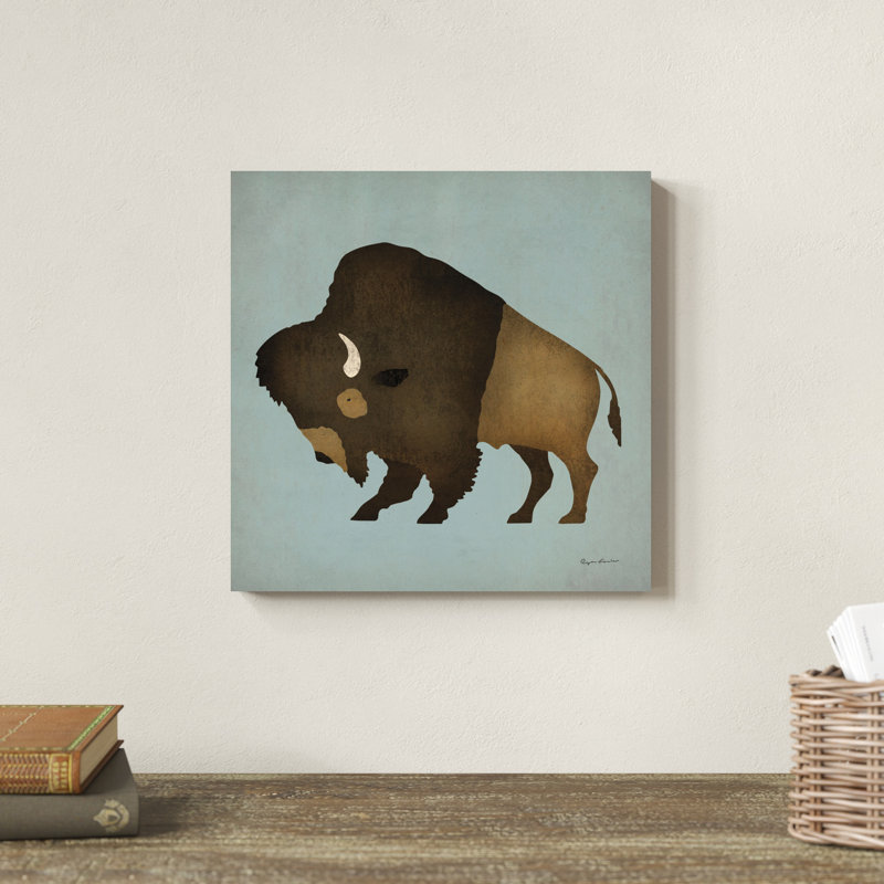 Buffalo Bison I, H 12 po x l 12 po