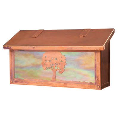 Boîte aux lettres murale chêne tree
