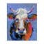 "Bold Paint Strokes Cow", art mural sur toile par Victoria Barnes-1385285540