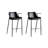 Modern And Simple Saddle Leather Backrest Bar Stools