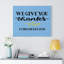 Give Thanks 1 Chronicles 29:13 - Wrapped Canvas Print-973104110