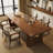 Brown Rectangular Solid Wood Desks-108738922