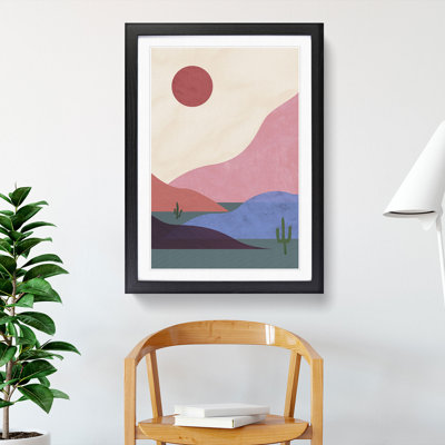 The Desert - Picture Frame Graphic Art