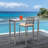 Counter Height 36.97'' Iron Bar Table-166947701-159474291