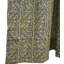 Rideau à panneau plat non doublé en lin de couleur vert foncé et vert à motif floral fait à la main pour le salon et la chambre à coucher, rideaux et rideaux en lin Boho Farmhouse-1039667824