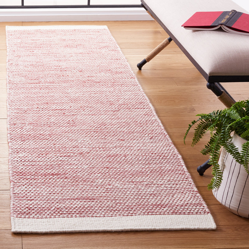 Tapis Natura 776 rouge / ivoire, Tapis de couloir 2 pi 3 po x 8 pi