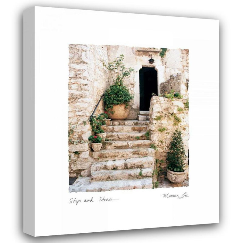 «Latitude Run® Love, Maureen», reproduction d'art sur toile sous le titre: Steps n Stones, H 34 po x l 28 po