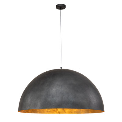 Luminaire suspendu industriel surdimensionné en métal surdimensionné