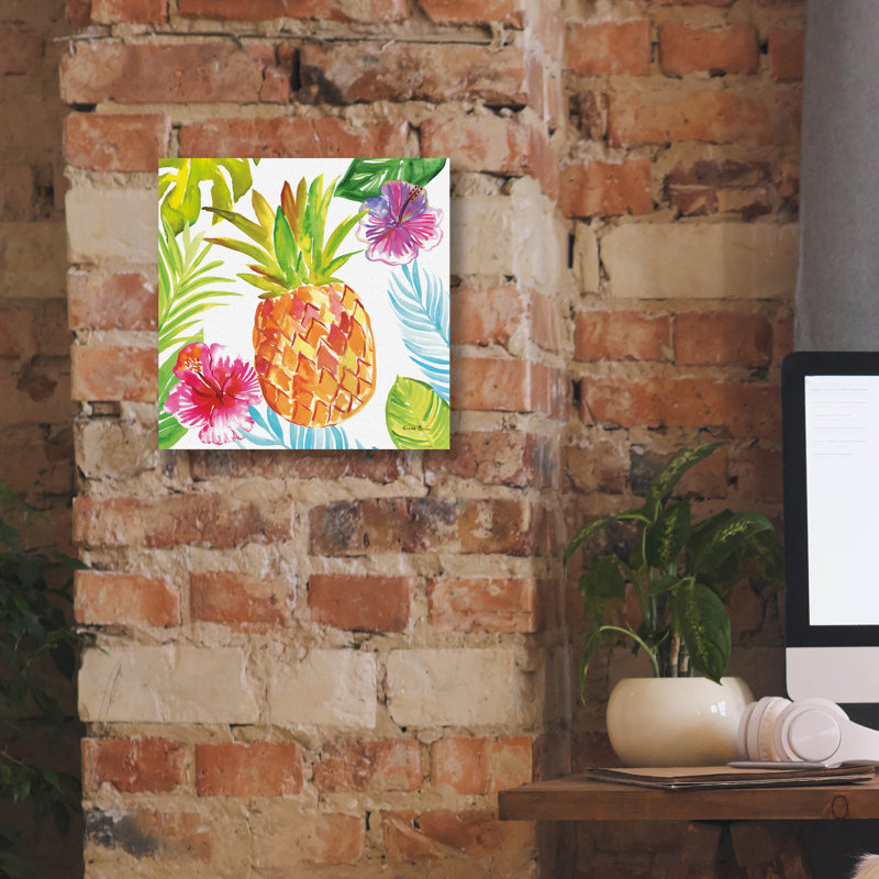 "Epic Graffiti" Tropicana 6 "par Farida Zaman, art mural sur toile, 12 po x 12 po, H 12 po x l 12 po