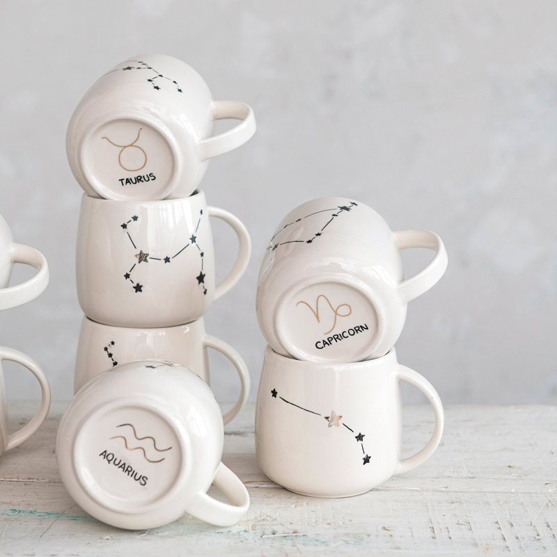 Grande tasse à café en grès