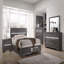 Table de chevet Matrix Design en gris-1841655768