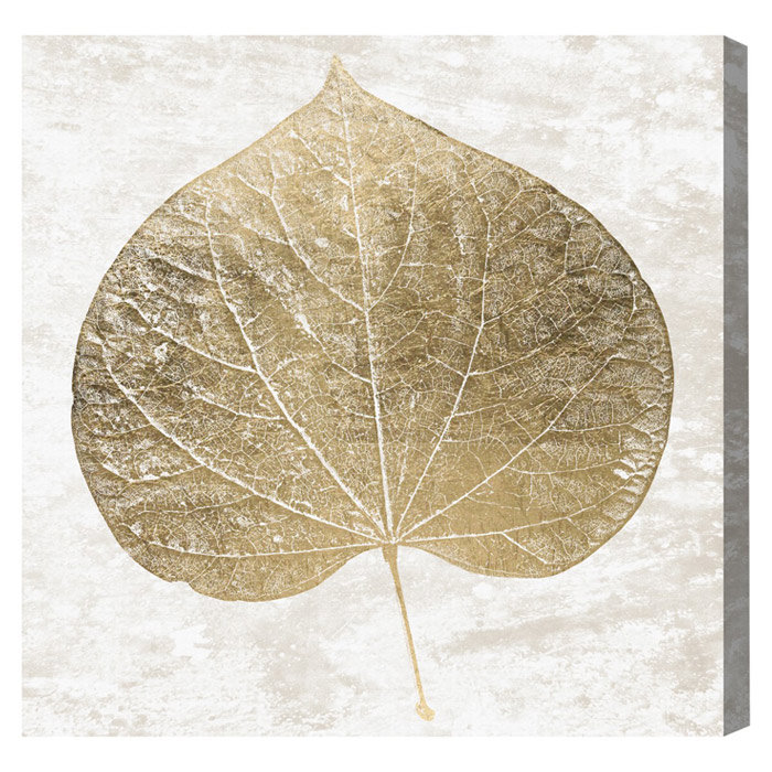 "Cercis Gold Leaf" - impression sur toile tendue, 40 po x 40 po