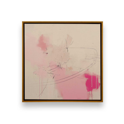 «Whispers Of Pink Sands V2 (Square) sur toile» par Golden Glow Interiors