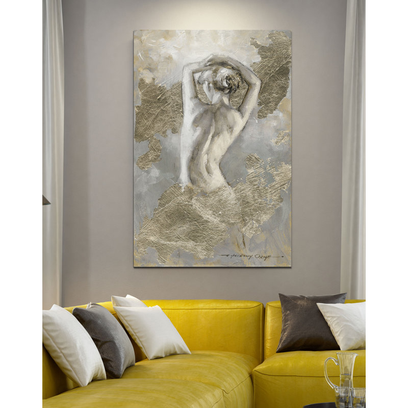 " Intimate II ", 27" H x 18" W x 1.5" D, Wrapped Canvas