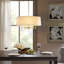 Lustre tambour 5 lumières blanc