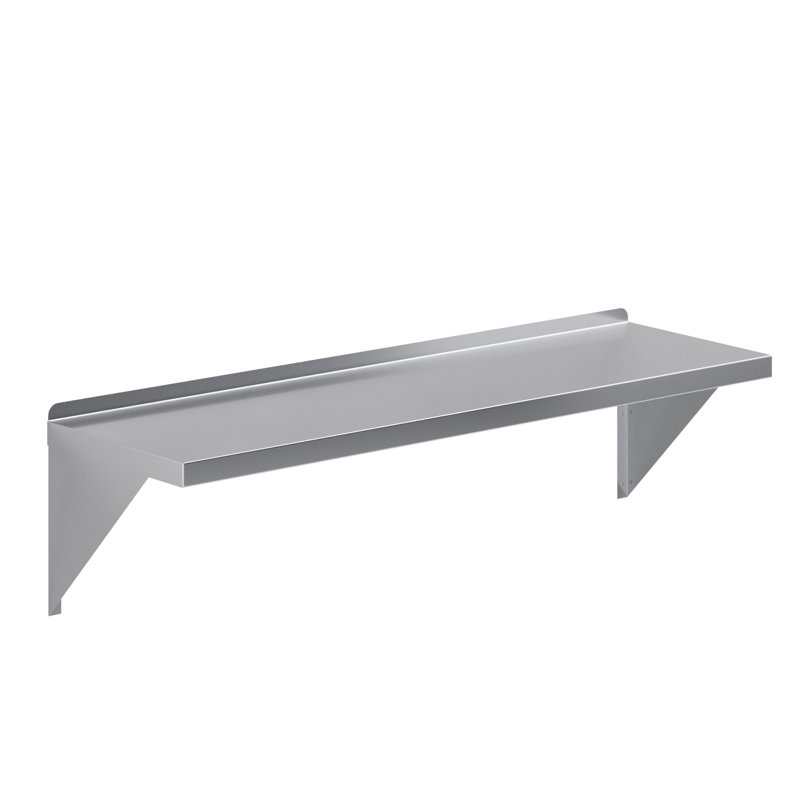 AmGood Stainless Steel Wall Mount Shelf, 16" H x 48" W x 14" D