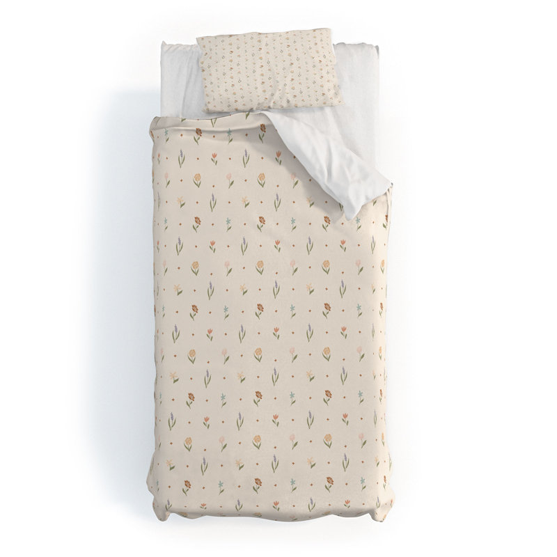 Ensemble de housse de couette Mieken Petra Designs Folk Wildflowers