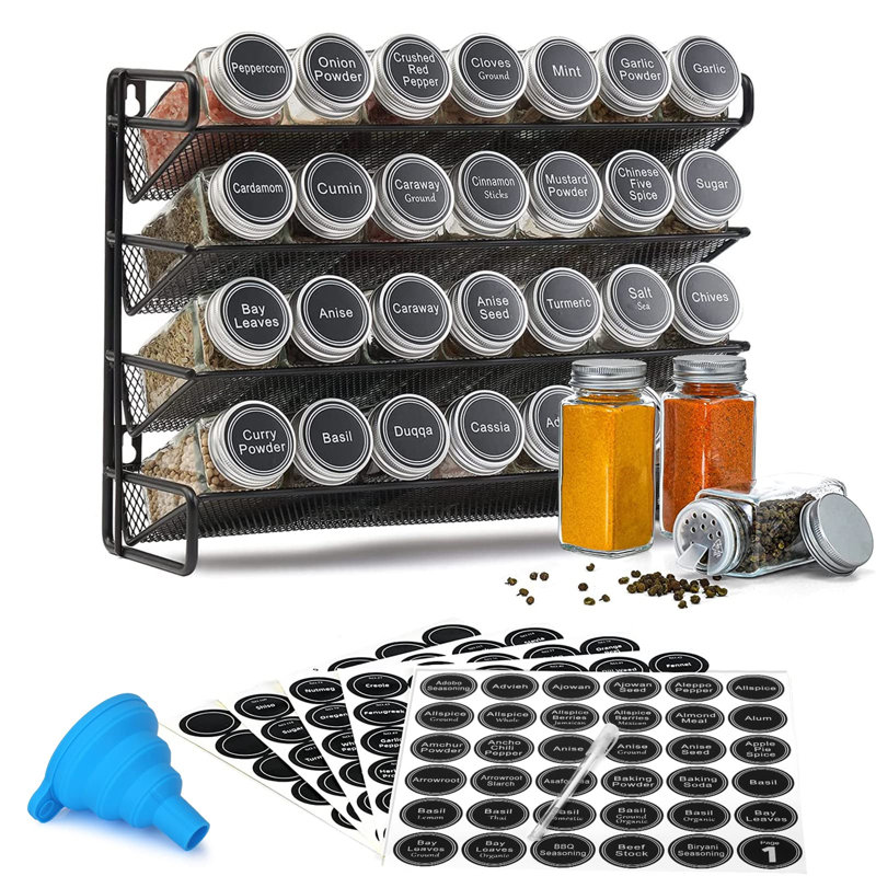 Spice Jar & Rack Set