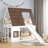 Helmi Kids Twin Bunk Bed with Slide