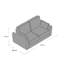 Bulma 2 Seater Sofa Bed-16542263