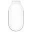 simplehuman 45L slim pedal bin, white steel