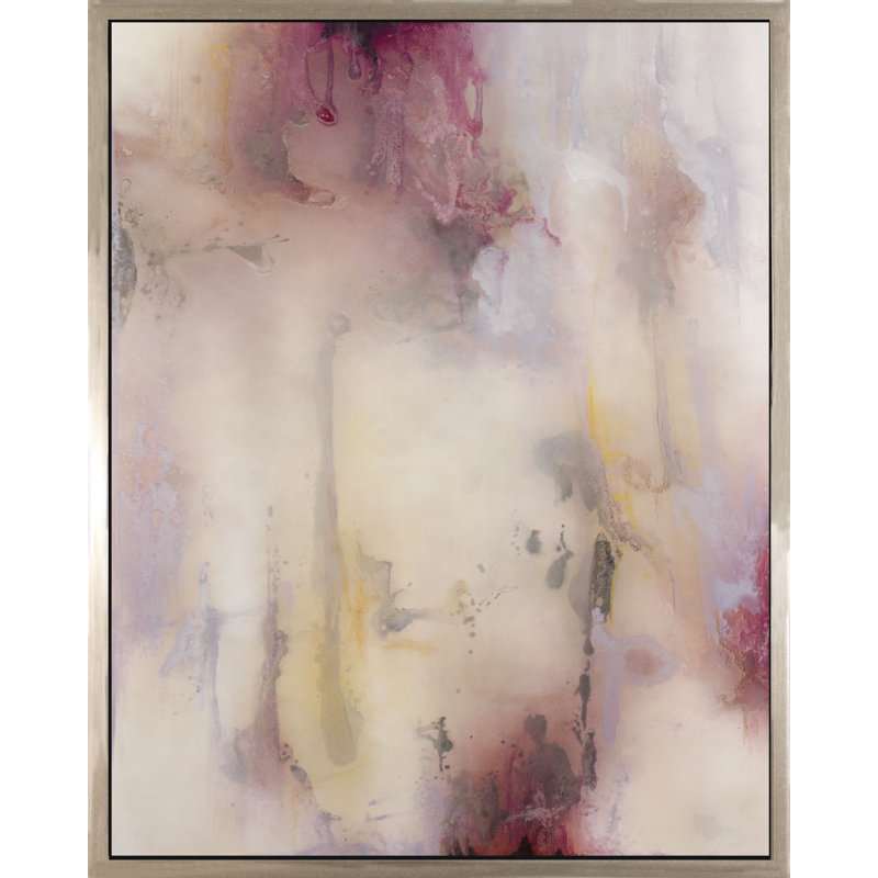 Dans la brume - peinture sur toile, H 60 po x l 48 po x P 2,25 po