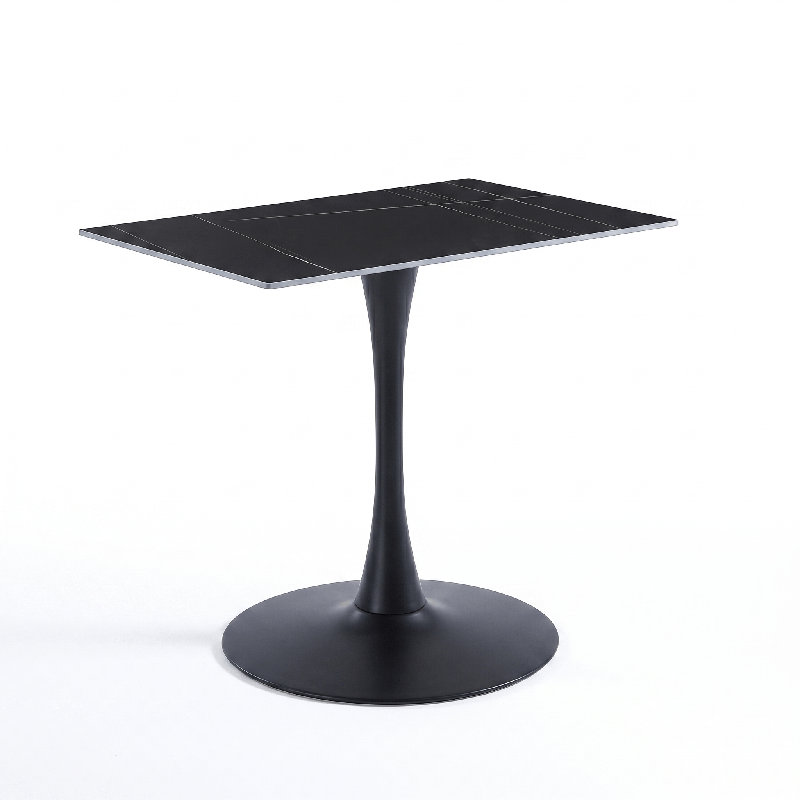  Table de salle à manger Bristol Modern, Noir, Noir