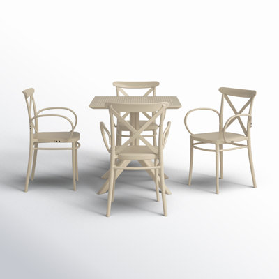 Cordelia Patio 5 Piece Dining Set by Birch Lane