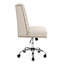 Chaise de bureau tendance avec tissu et base