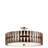 Fairlop 5 - Light Auburn Stained Pendant
