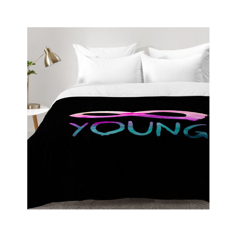 Ensemble d'édredon Jacqueline Maldonado Forever Young, Édredon double / grand + 2 taies décoratives sta