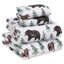 Ensemble de draps en flanelle 100% coton, 4 pièces, draps d'automne chauds et douillets de 16 po-88138786-95085922