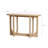 47.2 Modern Narrow Console Table with Wood Finish for Entryway