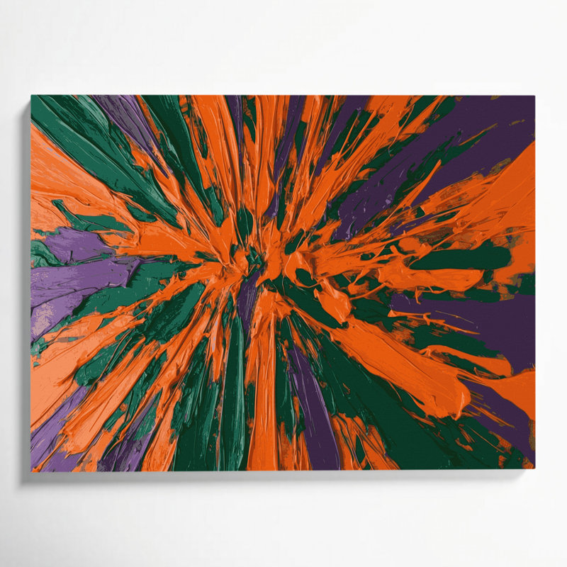 Neo Expressionism 42 Gray Canvas Wall Art