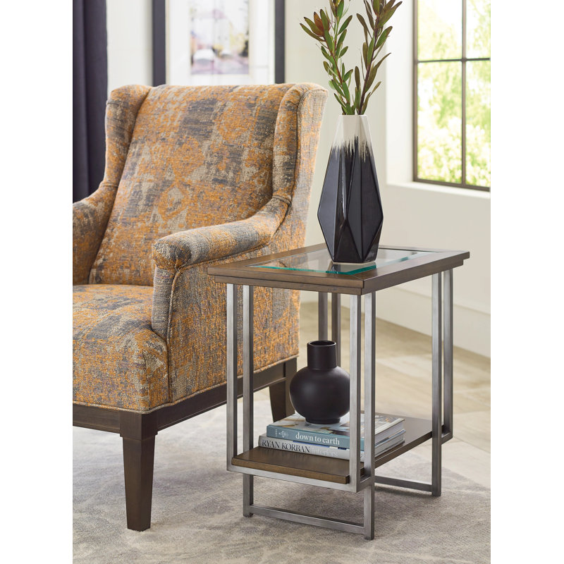RECTANGULAR END TABLE, 24" H x 16" W x 24" D