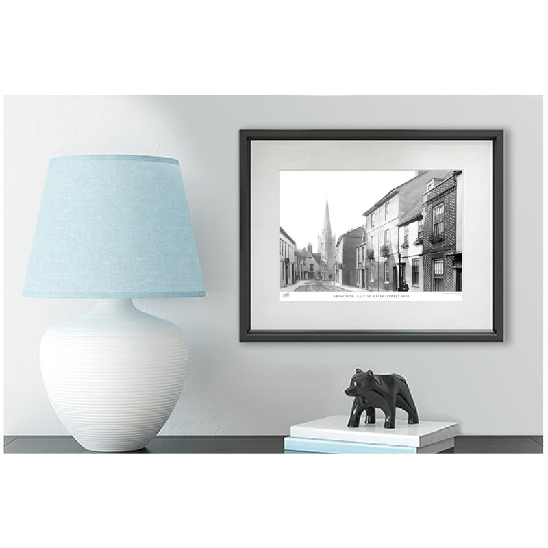 Abingdon, East St Helen Street 1890 by Francis Frith - Single Picture Frame Print, 60cm H x 80cm W x 2.3cm D
