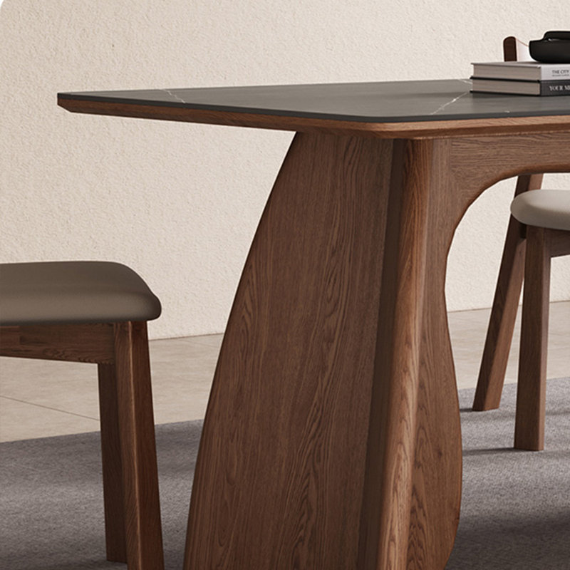 Ensemble de table de salle à manger et chaises Modern Rock, H 29,52 po x L 70,86 po x l 35,43 po